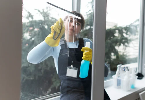 Nettoyage de vitres intérieures et extérieures au Ribay